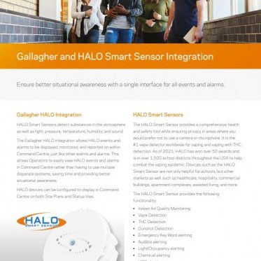 Halo Smart Sensor Integration photo
