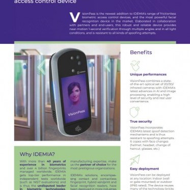 Idemia Visionpass photo