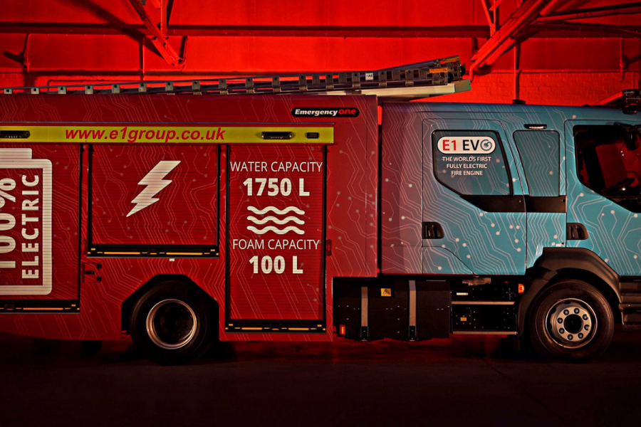 THE WORLD’S FIRST FULLY ELECTRIC FIRE ENGINE image