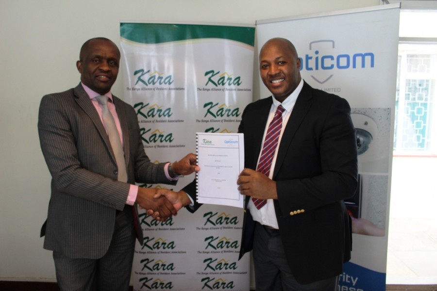 KARA partners with Opticom Kenya Ltd to leverage on technology to improve safety and security in neighborhoods image